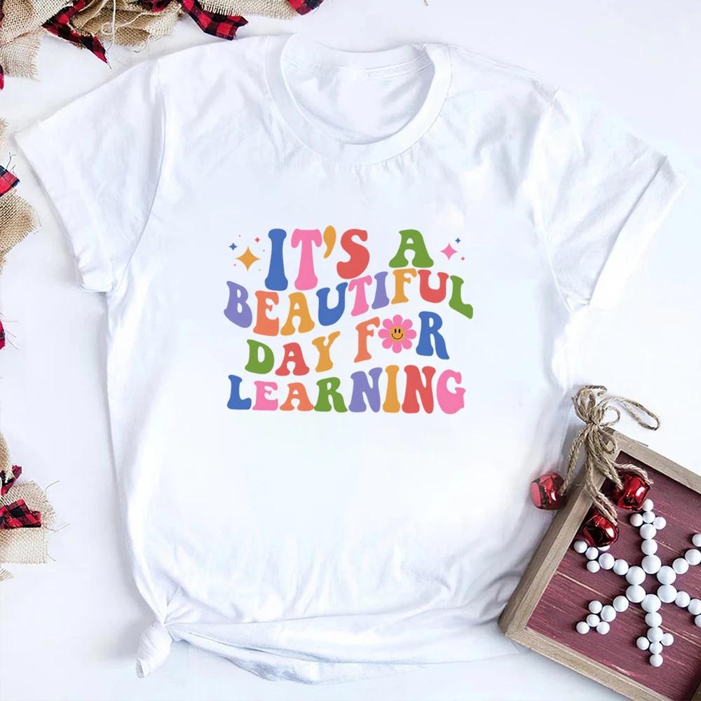 Its A Beautiful Day Teacher Shirt Back to School Retro Teacher Tee First Day for Learning Gift For Teacher Appreciation TShirt S