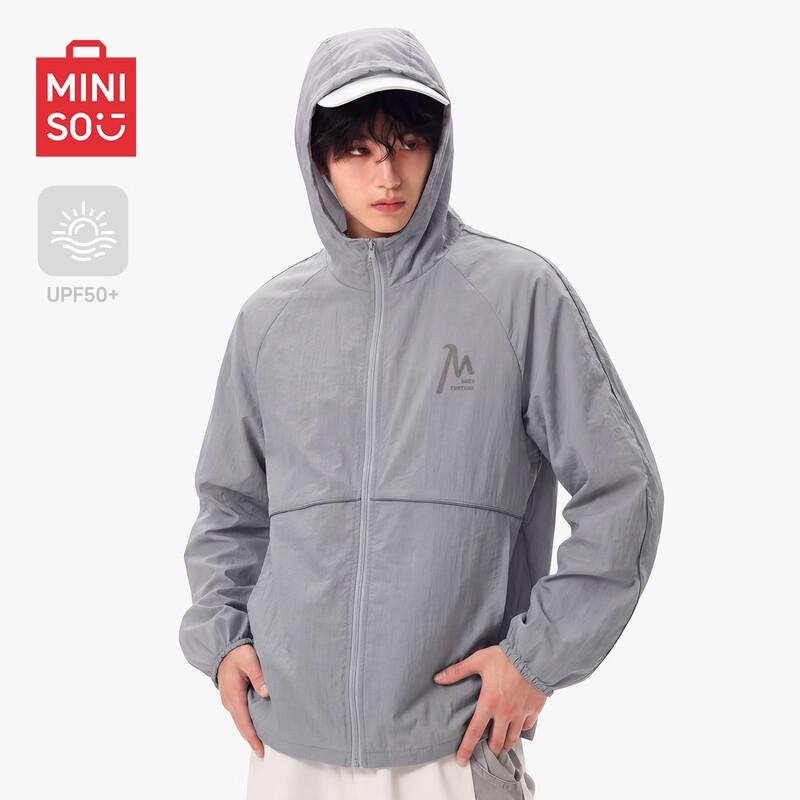 

MINISO Men s Hooded UV Protection Sun Jacket L