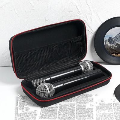 Shockproof Microphone Carry Bag Drop Proof Hard EVA Microphone Storage Bag Waterproof Protective Wireless Microphone Case
