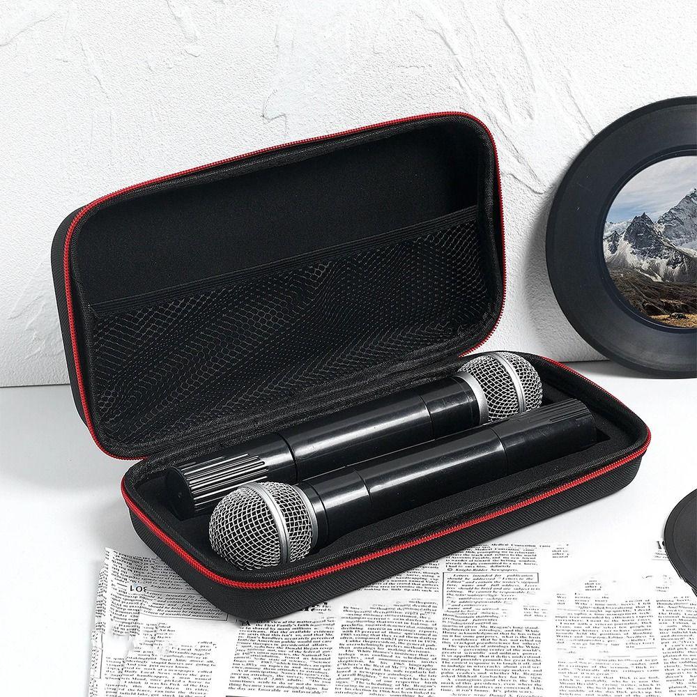 Shockproof Microphone Storage Bag Hard EVA Wireless Microphone Case  Business Trip