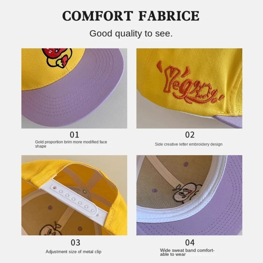 Embroidery Baseball Caps Cute Hip-hop Hat Casual Peaked Caps  Outdoor