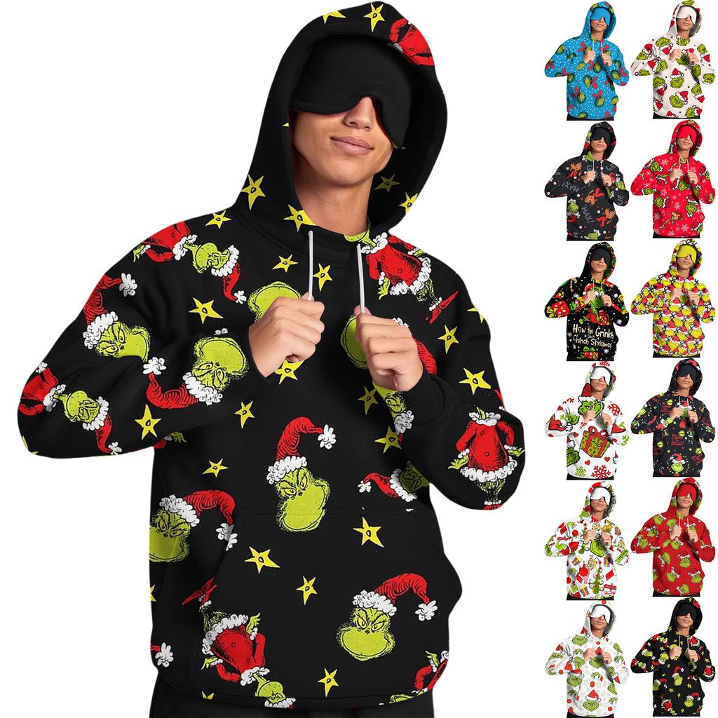 Men's Fleece Hoodie Casual Long Sleeve Sweatshirt