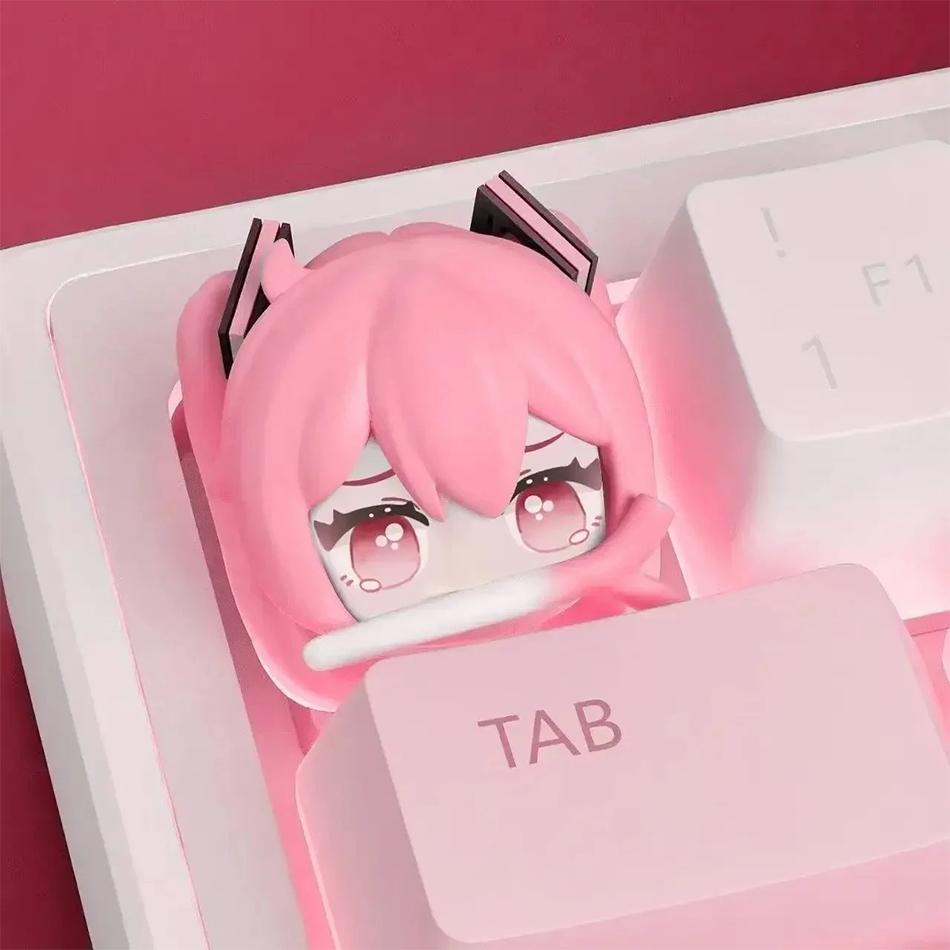 

Хатсуне Міку Аніме Периферійні Кейкапи Серія Fufuvocaloid Мультяшні Смоляні Персоналізовані Тривимірні Моделі Кейкапів Іграшки Подарунки