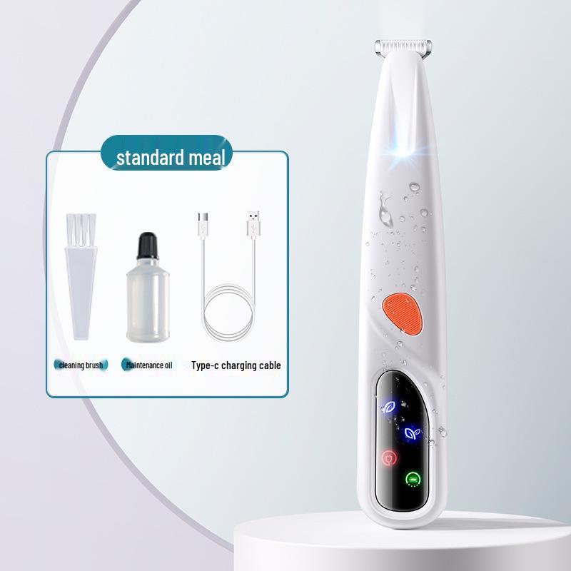 Zastřihovač tlapek pro domácí mazlíčky: Vodotěsný elektrický strojek s LED pro kočky a psy