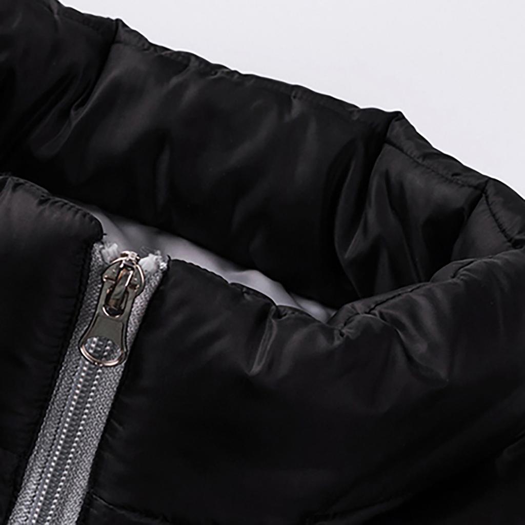 Men's  Winter Zipper Warm Down Jacket Packable Light  Coat
