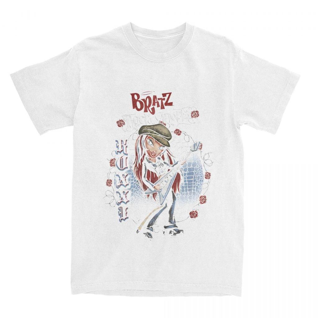Haikyuu T Shirt Bratz Roxxi Pure Cotton T Shirts Trending Tee Shirt for Mens Summer Awesome Casual Short Sleeve Top Tees