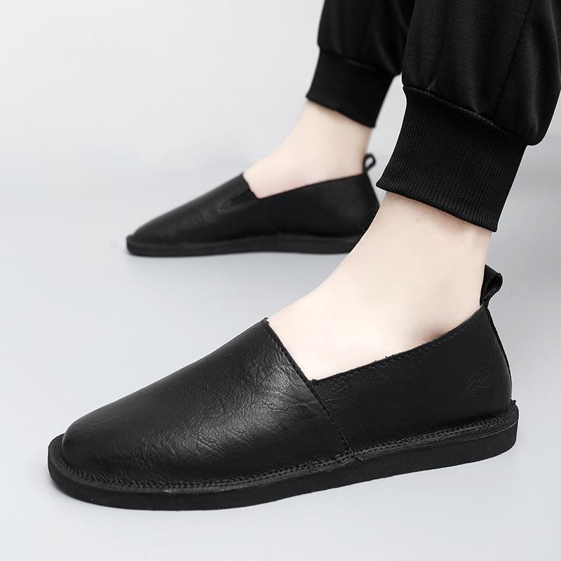 Men Loafers 2024 Cow Leather Shoes Men Casual Shoes slip on Moccasins Breathable Man Driving Flats Leather Shoes men moccasins