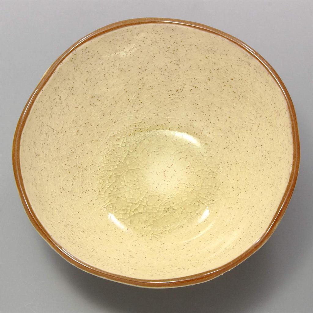 Ichikyu Mino Ware Bowl Ichikyu Arabesque Yellow 581-19