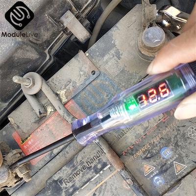 DC 6V 12V 24V DC Tester de circuit de tensiune pentru camioane pentru autoturisme Test pen Test pen electric Repararea și întreținerea bateriei Test electric
