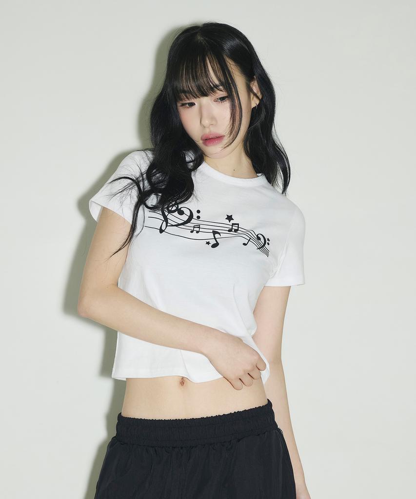 Seulliggeullou Feel My Rhythm T-Shirt [White]