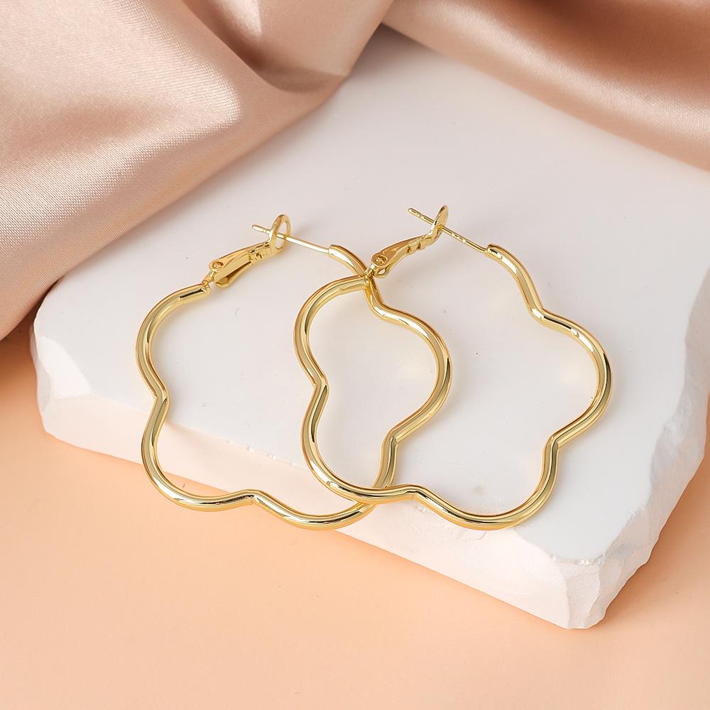 High-End Water Drop Hoop Earrings: 925 Sterling Silver, Light Luxury, Versatile Design for Women