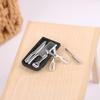 1:12 Dollhouse Kitchen Knife Set Mini Knife Scissor Peeler W/Holder Kitchen Toy