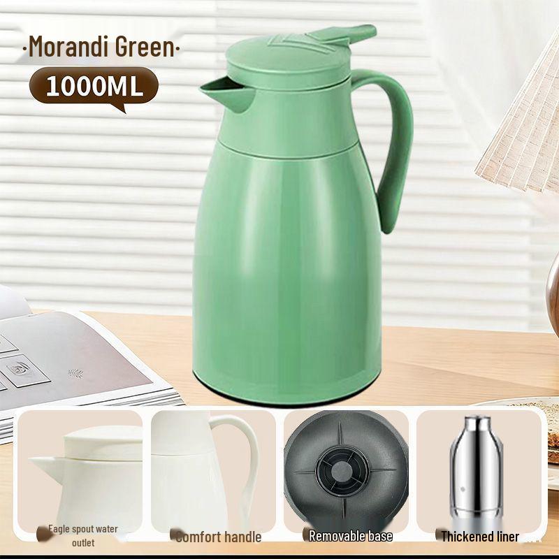 

Macaron Cartoon Hot Water Bottle & Insulated Thermos Flask for Home & Dorm 1000ml