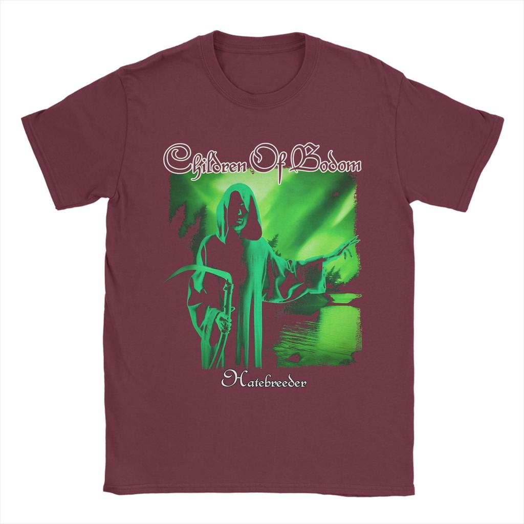 Children of Bodom T-shirts Unisex Katoen Grappige T-shirts Ronde Hals T-shirt Korte Mouw Kleding Cadeau Idee