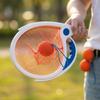 Fangball-Schläger-Set für draußen mit zwei Netzen und zwei Bällen, interaktives wasserdichtes Spiel, geeignet für Kinder, Strand, Hinterhof-Unterhaltung