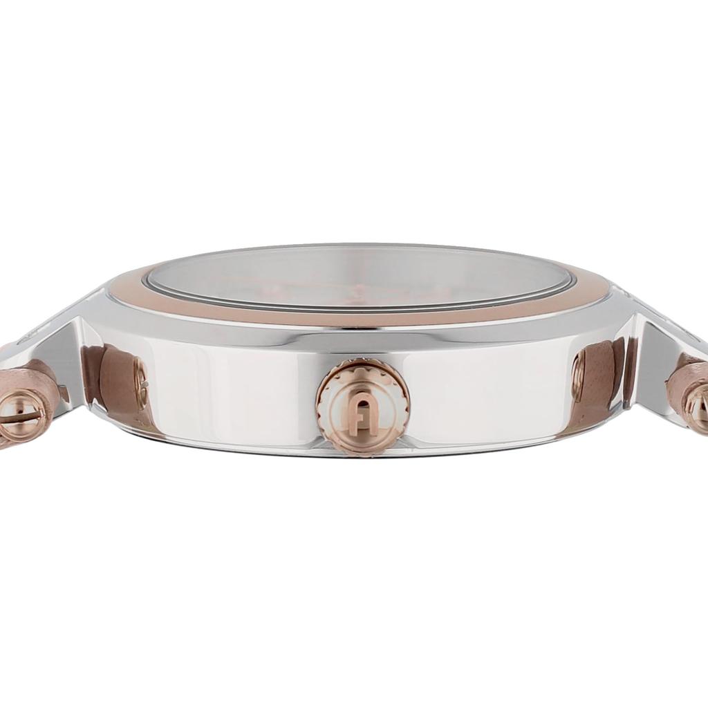 Watch Silver Dial Stainless Steel Leather Quartz 32MM Watch WW00041005L5 Beige [Furla] ARCH-BAR Women's [Item]