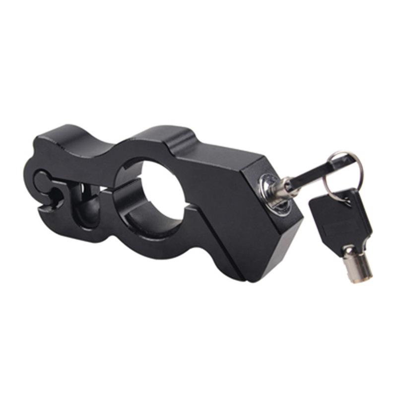Motorcycle Handlebar Lock Handlebar Brake Handle Solid Lock Imitating Steal Lock Pull Rod ATV Dirt Street Bikes Anti Theft