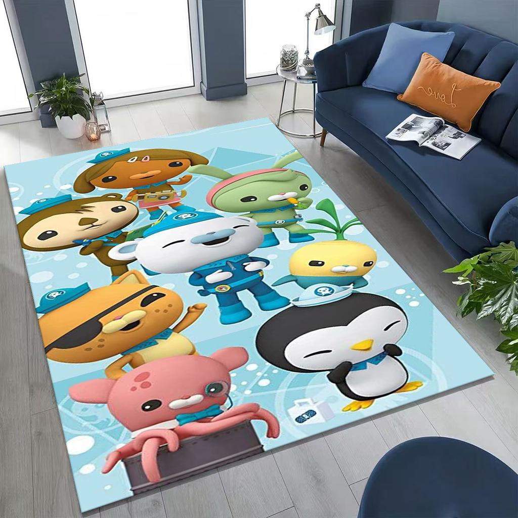 27 Style Octonauts Barnacles Cartoon Rug for Bedroom Living Room Sofa Home Doormat Decor, Large Kids Play Non-slip Floor Mat