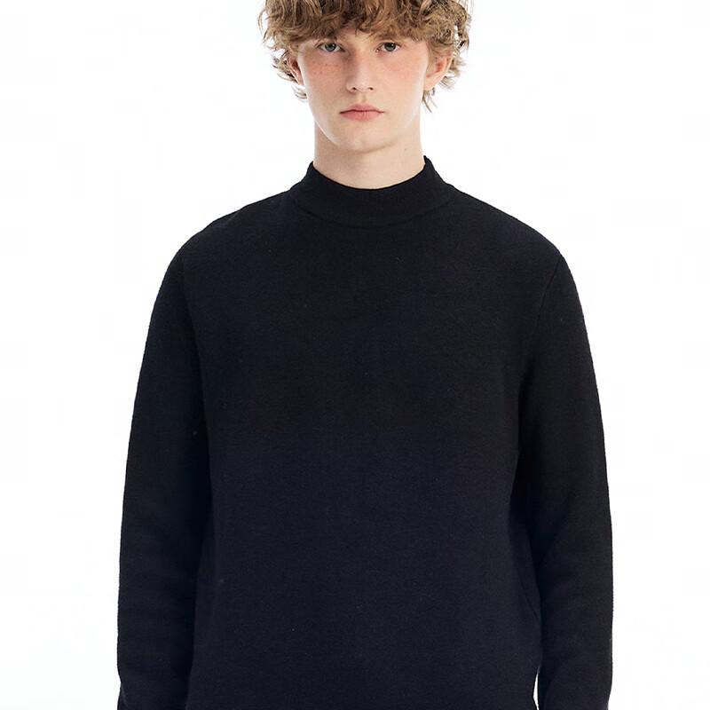 Fingercroxx IT Unisex Half-Turtleneck Plush Knit Sweater