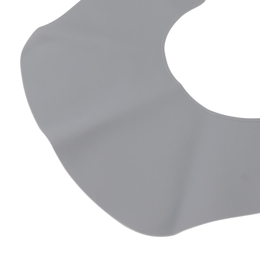 Haircut Neck Collar Soft Silicone Waterproof Hair Coloring Dyeing Neck Shawl Wrap for Barber Shop
