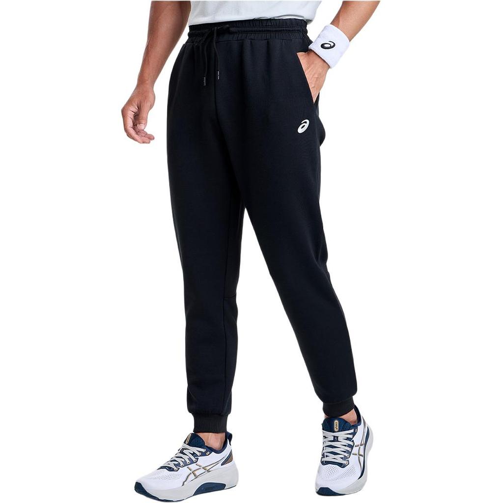 Asics Fashionable Comfortable Moisture-Wicking Quick-Dry Knitted Sports Pants Men Bottoms Black 2031E861-001