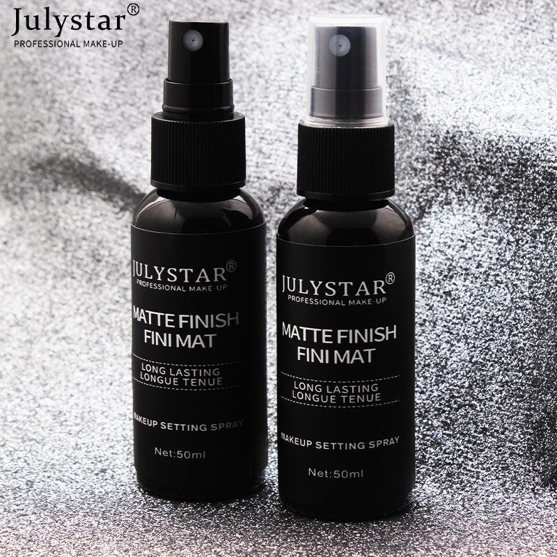 Julystar Ferahlatıcı Makyaj Losyonu Taşınabilir 50ml Nemlendirici Nemlendirici Kalıcı Şeffaf Makyaj Ayar Spreyi