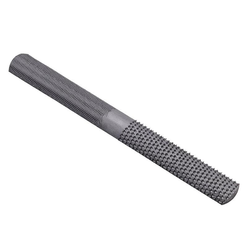 Double-cut Alloy Square Flat Half Round Filling Needle Woodworking 1pc 4 IN 1 Wood Carving Files Rasp Wooden Rotating Burrs File
