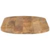 Vidaxl Blat Stołu, 100X40X2,5 Cm, Owalny, Lite Drewno Mango