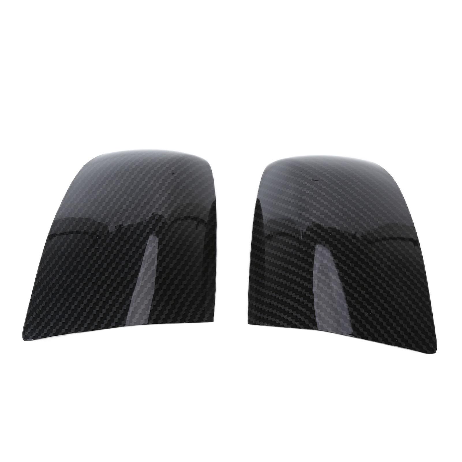 Neoglint Unisex Pair Rearview Mirror Cover Carbon Fiber Style 1429849 Replacement For Ford Focus 2005‑2007
