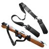 Adjustable Leather Hand-Held Ski & Snowboard Bindings with Straps
