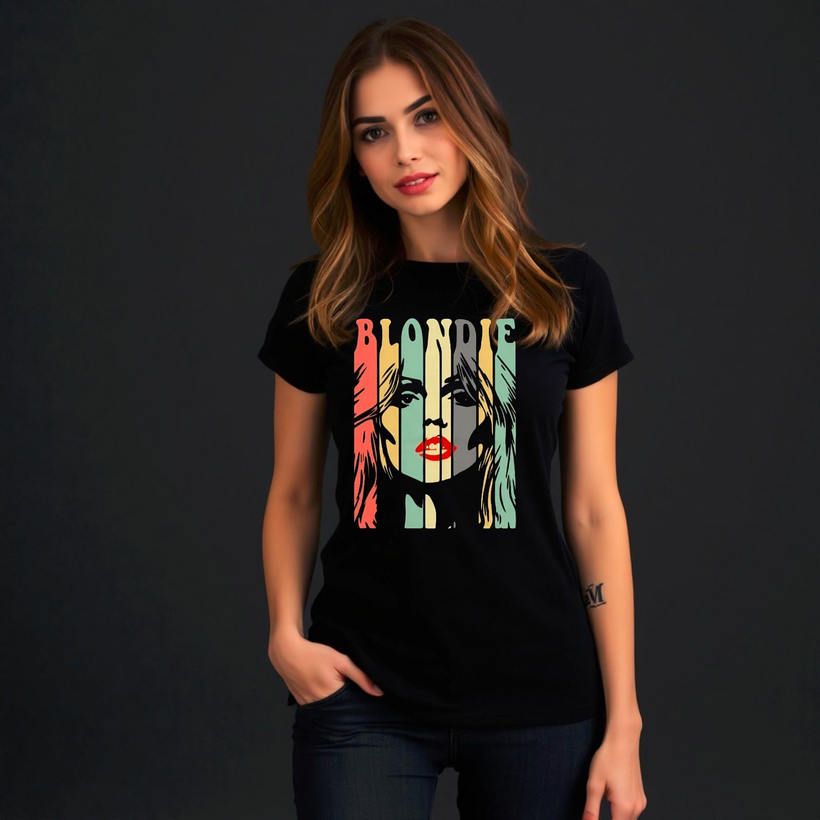 Blondie Tshirt 70s Debbie Harry New Wave Music New York Band Fan Concert Tee Top XXXL