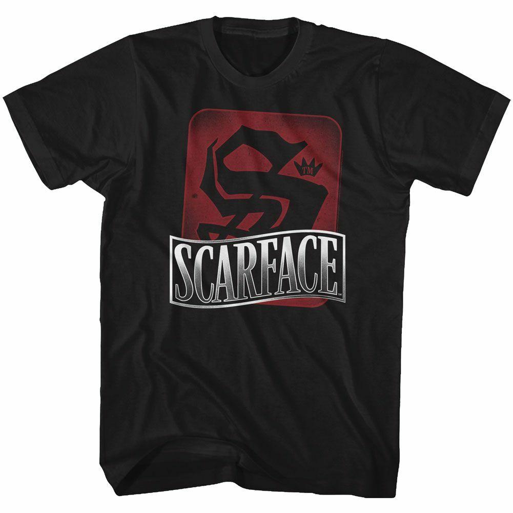 Scarface S Is For Scarface Black Adult T-Shirt Mens Womens Tees Top S