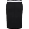 Adidas Neo W Cs Skirt Striped Mid Waist Soft Comfortable Straight Casual Skirt Women Skirts Black CV7359