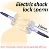 8 Modes Electric Shock Men’S Lock Ring Scrotum Stretcher Penis Ring Vibration Foreskin Tightening Mens Rings Sex Toys For Cuples