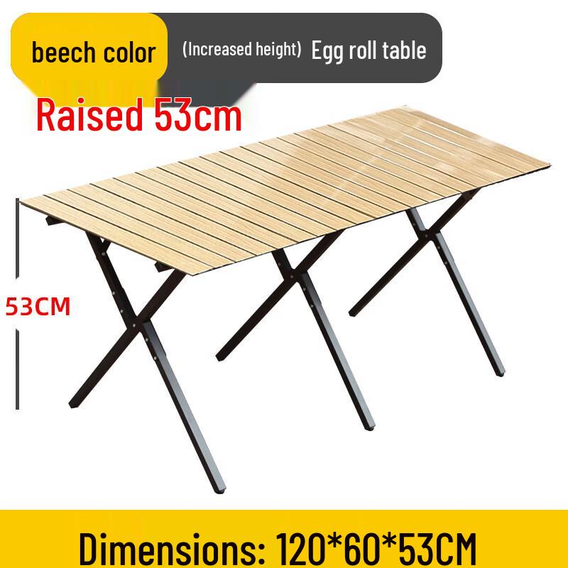 Chuanjunxing Portable Egg Roll Camping Table
