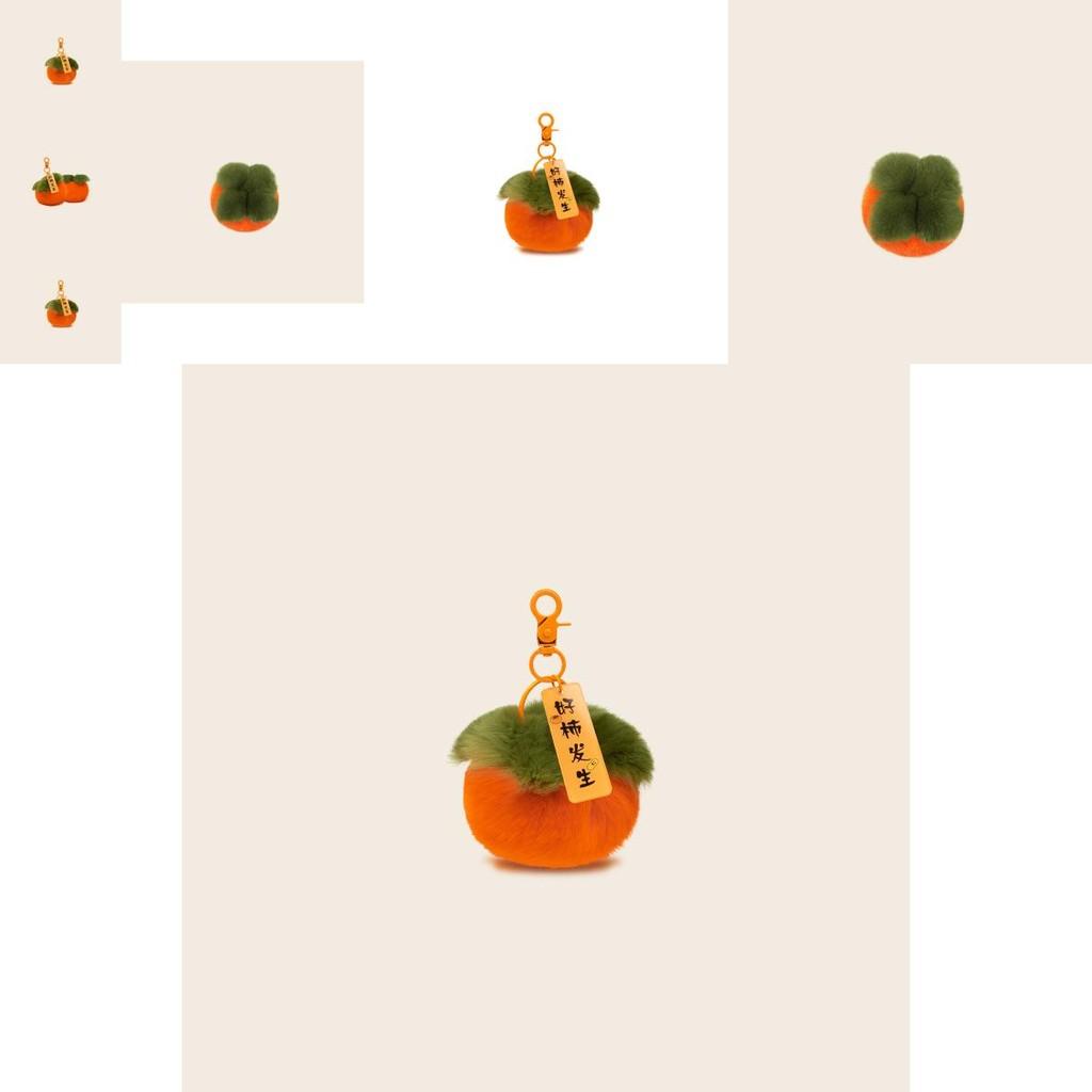 Plush Rabbit Fur Keychain Adorable Soft Keyring Accessory For Women Gift Idea