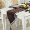 Chinese Table Runner Modern European Jacquard Table Runner Simple Fashionable Solid Color Light Luxury for Party Home Decoration