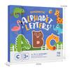 Montessori Busy Quiet Book English Magnetic Letters Card Pairing Exercise Puzzle Spell Games Educational Toys For Children Gifts