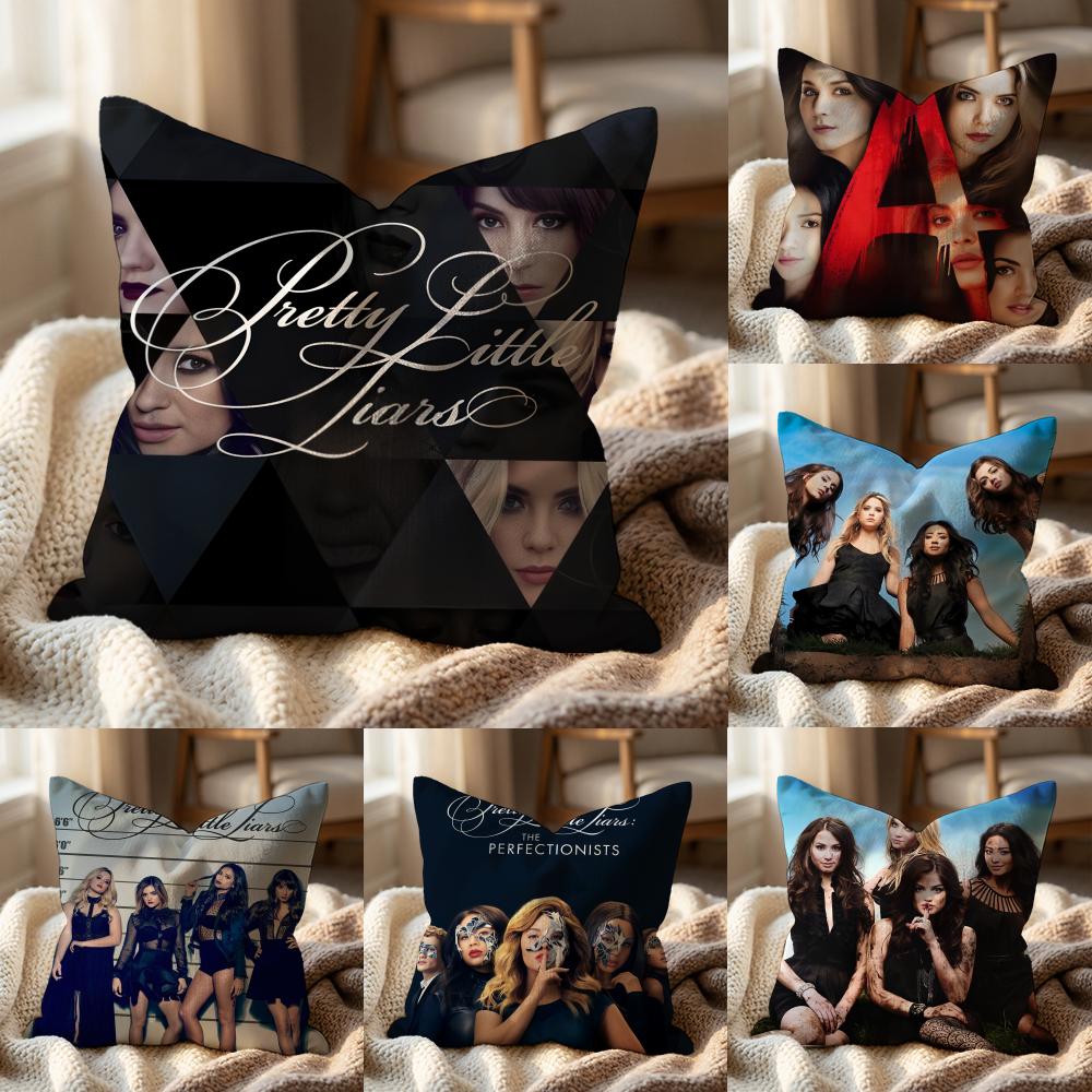 Neue P-Pretty Little Liars Kissenhülle Mehrzweck-Kissenbezug für Zuhause & Auto - Wendbar, Weich & Langlebig für den täglichen Gebrauch