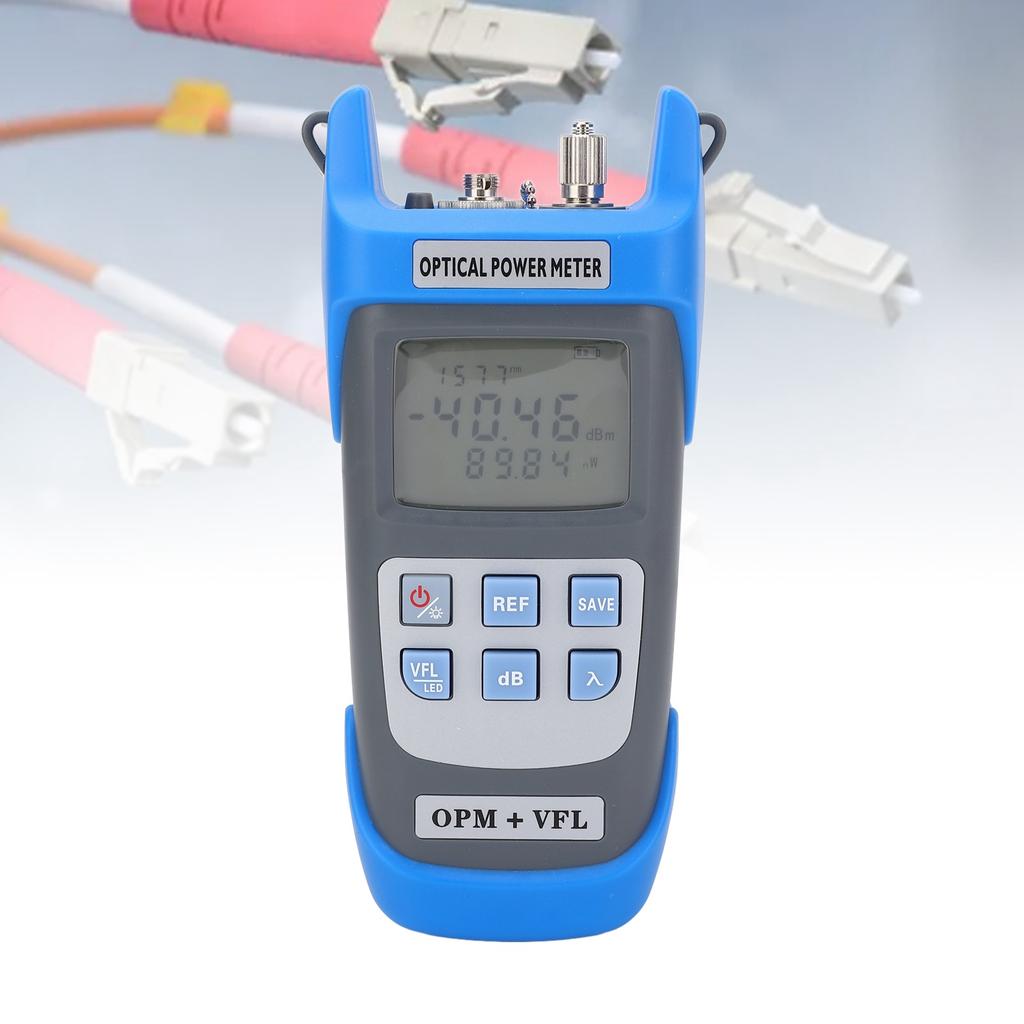 3 in 1 Fiber Optic Tester -50 To +26dBm Optical Power Meter 30mW 30km Visual Fault Locator OPM and V