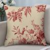 Fodera per Cuscino Decorativa Piante Boho Peluche Corto Divano Decorativo Regalo Casa Stampa Double-face Cuscino