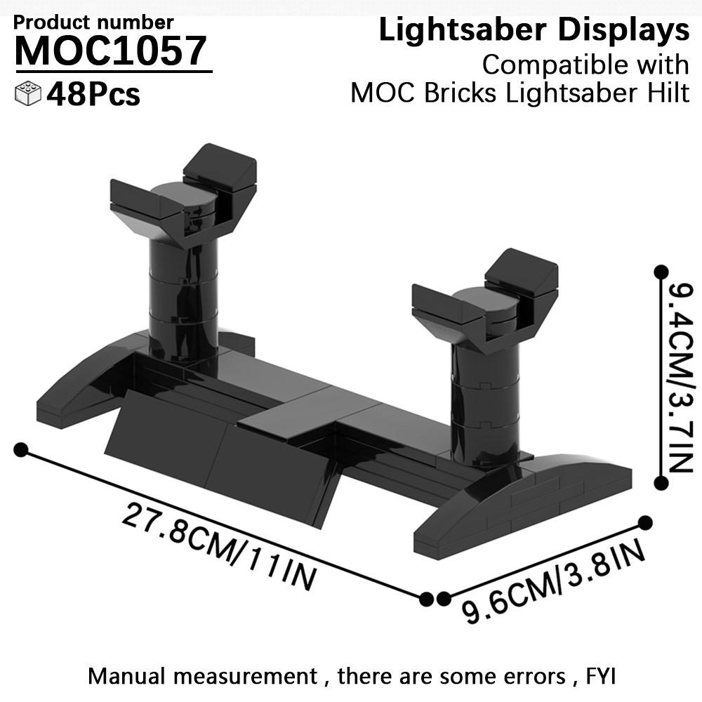 MOC Stand Movie Anime Military Action Figure Display Stands Box Blocks Compatible 75257 05007 75105 High-Speed Championed Block Bricks Toys Playsets