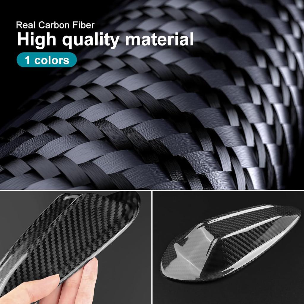 2023-2024 M3 G80 G20 G22 G23 G26 G42 G82 G87 Exterior Accessories Carbon Fiber Car Shark Fin Antenna Cover Radio Signal Base