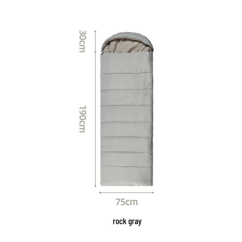 A1R Four-Season Camping Sleeping Bag - Skin-Friendly, Thick, Cotton, Splicable, Warm Envelope Style for Outdoor Use.