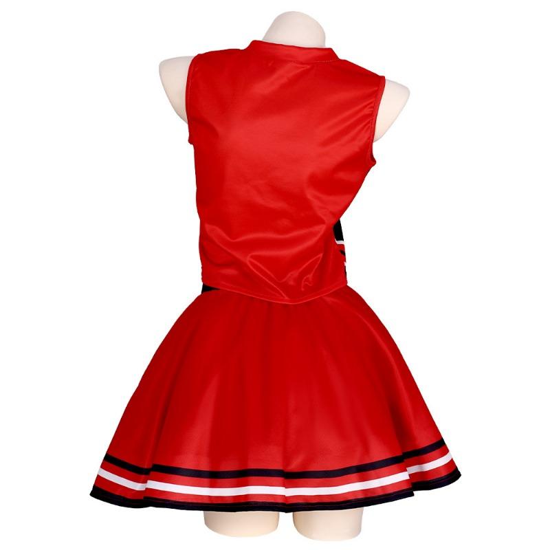 Movie Glamorous Beautiful Girl Cheerleading Uniform Competition Dance Performance