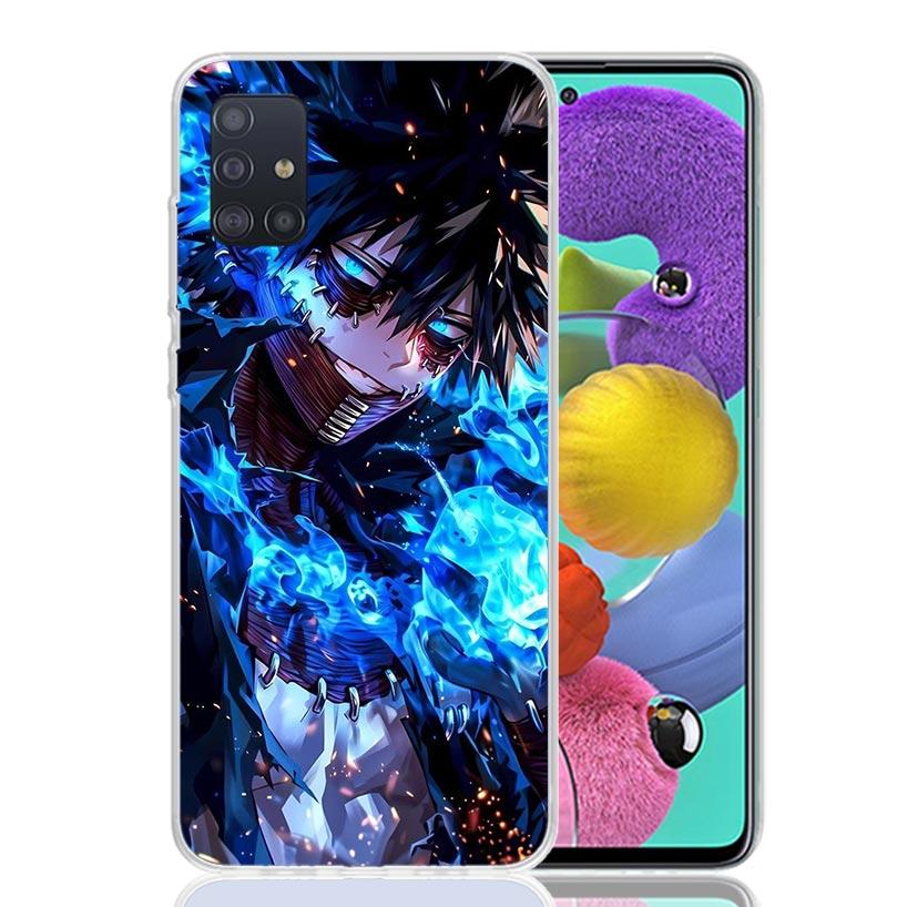 Dabi MHA My Hero A-Academy Phone Case For Samsung Galaxy A52 A32 A22 A12 A02S A50S A30S A51 A31 AA71 Note 20 Ultra 10 S10 Plus G