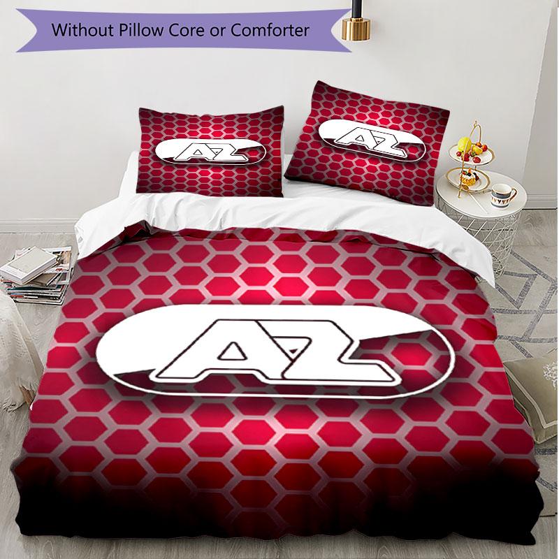 3pcs Duvet Cover Set (1*Duvet Cover + 2*Pillowcase, Without Core), AZ Alkmaar Print Soft All‑Season Bedding Set, Home Bedroom Decor Gift
