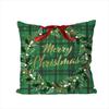 Merry Christmas Art Logo Pillow Case For Car Sofa Decorative Home Double-sided Print Plush Square Throw Pillow Cushion Cover