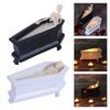 Resins Skeleton Decoration Coffin Shape Candle Horror Skull Sculpture For Holiday Displays Halloween Party Supplies