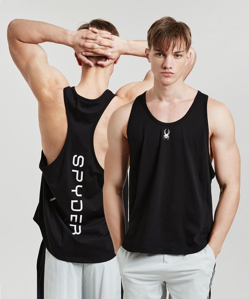 SPYDER Men'S Muscle Fit Sleeveless Spjmcnsl202Mblk